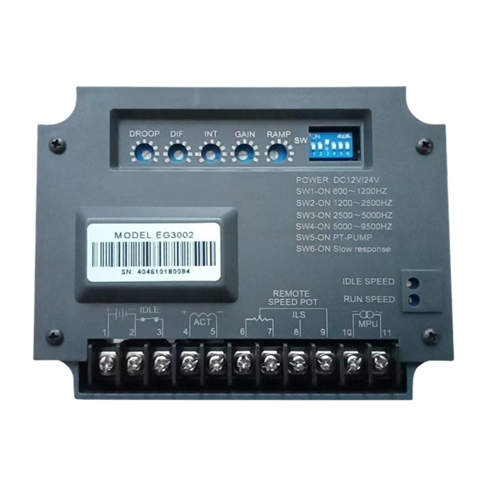 GTGFCSP EG3002 governor speed speed controller