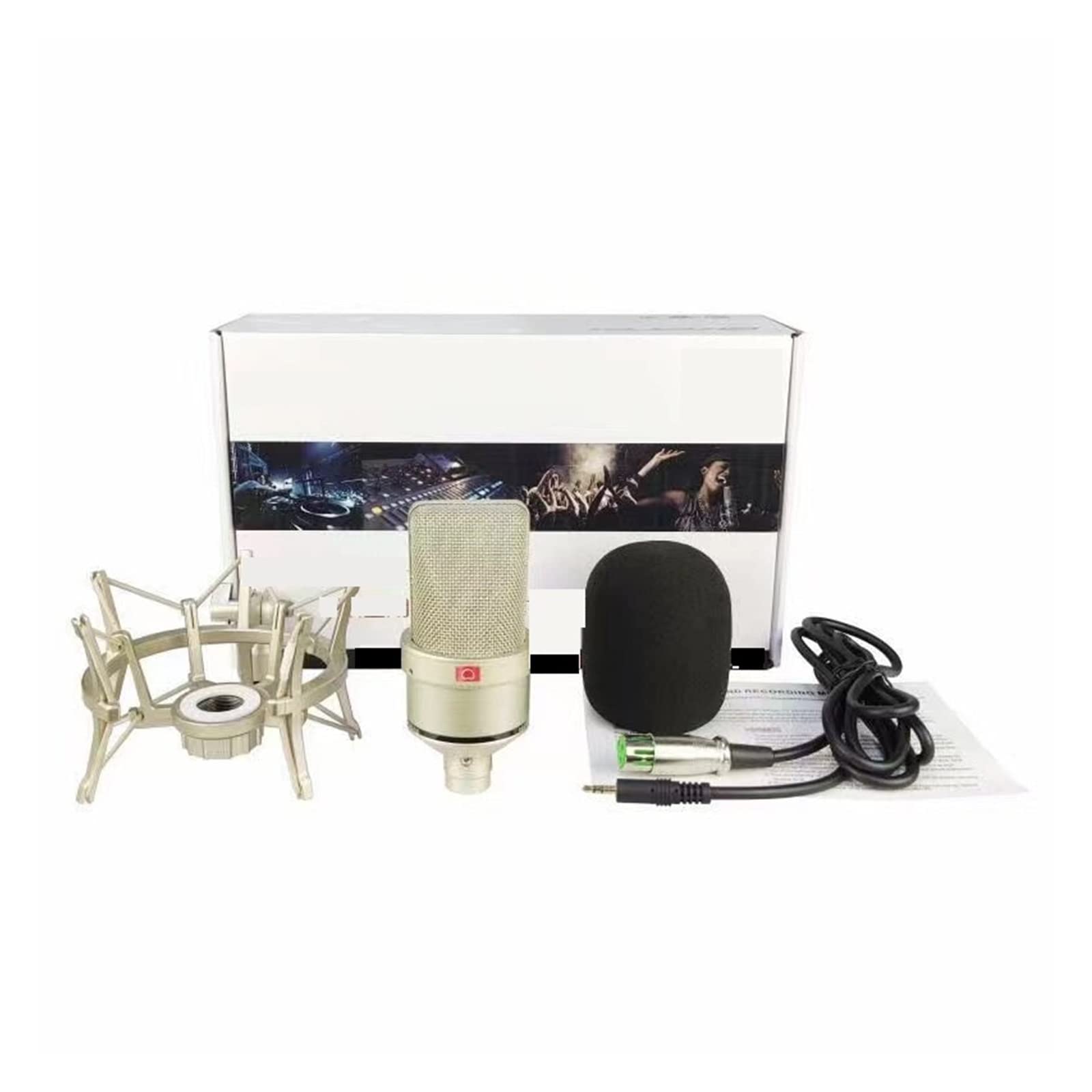 Microphone à condensateur pour le gaming et le podcasting fluide sur ordinateur