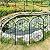 Decorative Garden Fence 24in (H) x 10.5ft (L), 10 Panels No Dig Garden Fencing Animal Barrier for Dogs Rabbits Arched Flower Bed Edging, Metal Wire Border Panel for Outdoor Patio Yard Decor