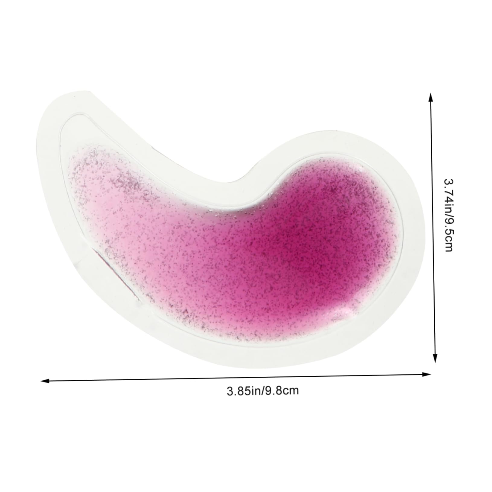 FRCOLOR 9 Pz Di Bellezza Impacco Di Ghiaccio Per Donna Maschera Termica Per Gli Occhi Occhio Termale Per Le Occhiaie Rotonde Viola,porpora Pvc Impacco Caldo e Freddo