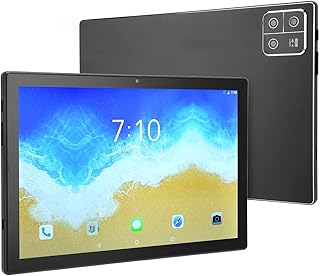 PC Tablet, 8GB RAM 128GB ROM 10,0 Polegadas 1920x1200 IPS 8800mAh Bateria 8MP 16MP Câmera Dupla 4GLTE 5GWiF HD Tablet para Entretenimento (Preto)