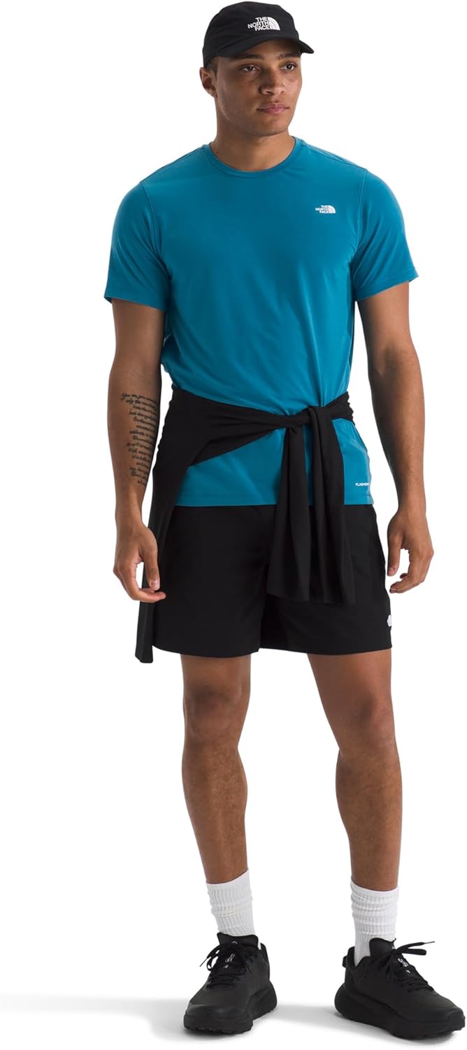 THE NORTH FACE Men's Adventure Tee | Lightweight & Stretchy Shirt With Set-in Sleeves & Heat Transfer Logo - Image 4