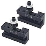 TINVHY 2-Pack AXA 250-102 CNC Lathe Piston Tool Holder, Quick Change Tool Post for Mini Lathe, Metal Lathe Tool Post for Turning Tools