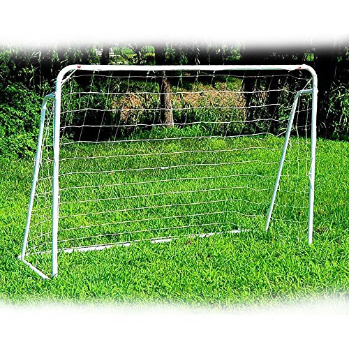Backyard Soccer Goal Portable Soccer Net and Steel Frame Weatherproof Soccer Goals Practice Training Goals,Quick Set-up, High-Strength Netting, Portable Weatherproof Soccer Goals for Backyard
