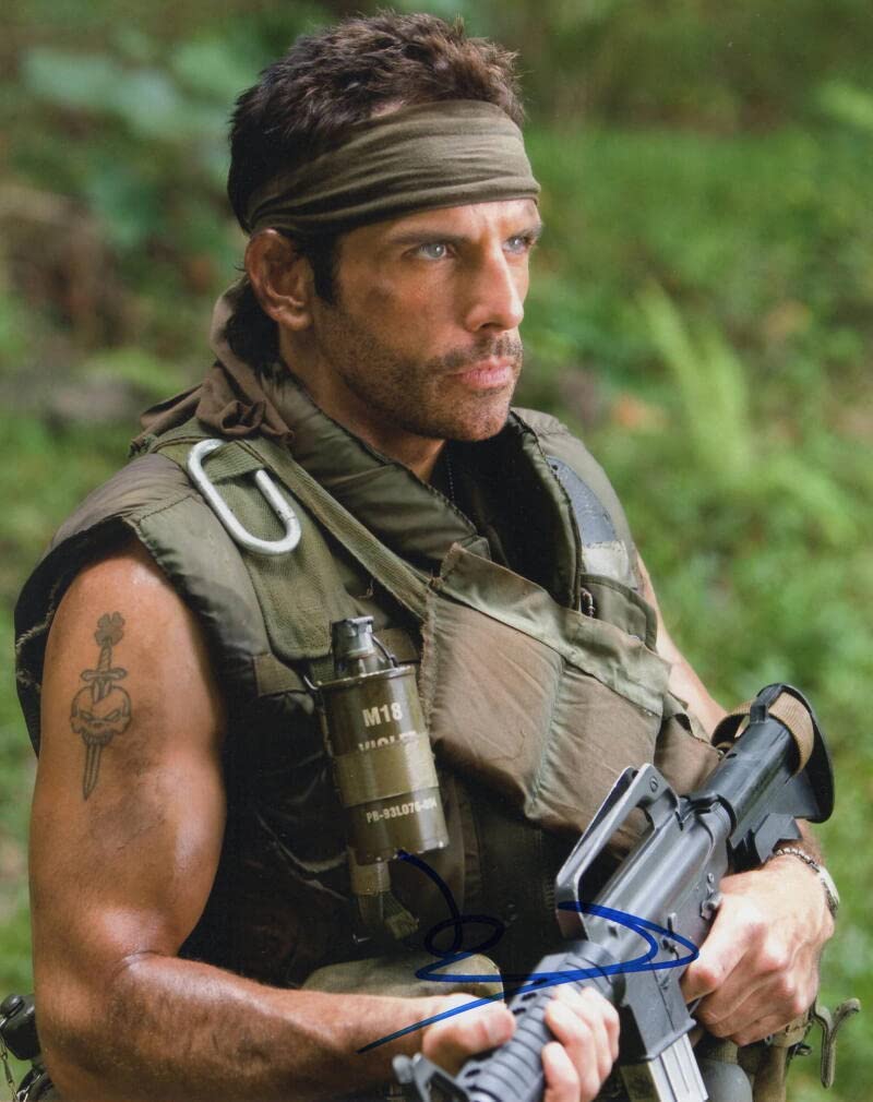 BEN STILLER SIGNED AUTOGRAPH 8X10 PHOTO - TUGG SPEEDMAN TROPIC THUNDER STAR