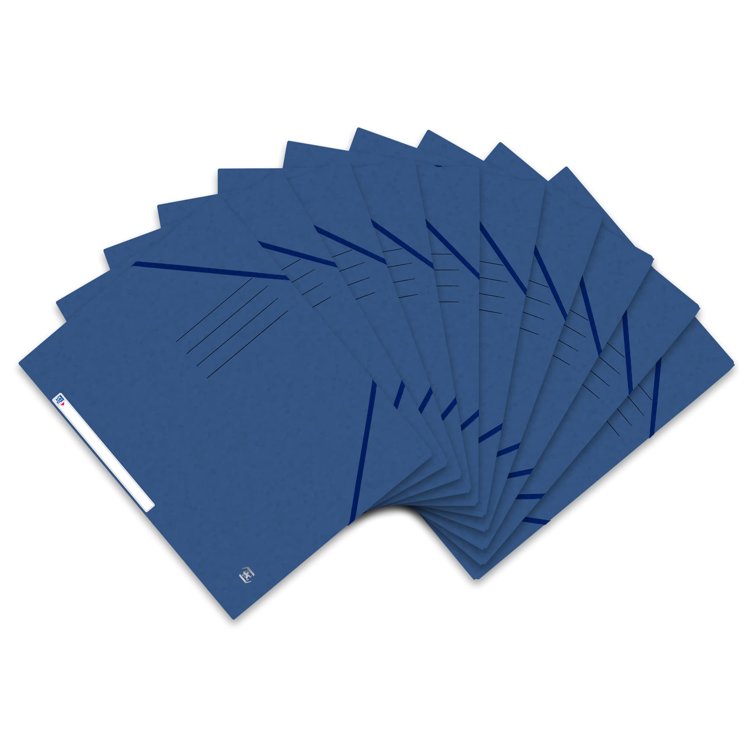 Oxford Pack of 10 Pastel Pink A4 Cardboard Folder