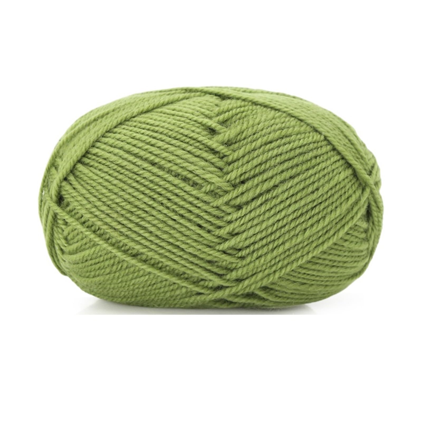 Hilo para ganchillo 6 piezas 300g hilo de lana hecho a mano otoño e invierno cálido suéter sombrero bufanda bola(17 Green Beans)