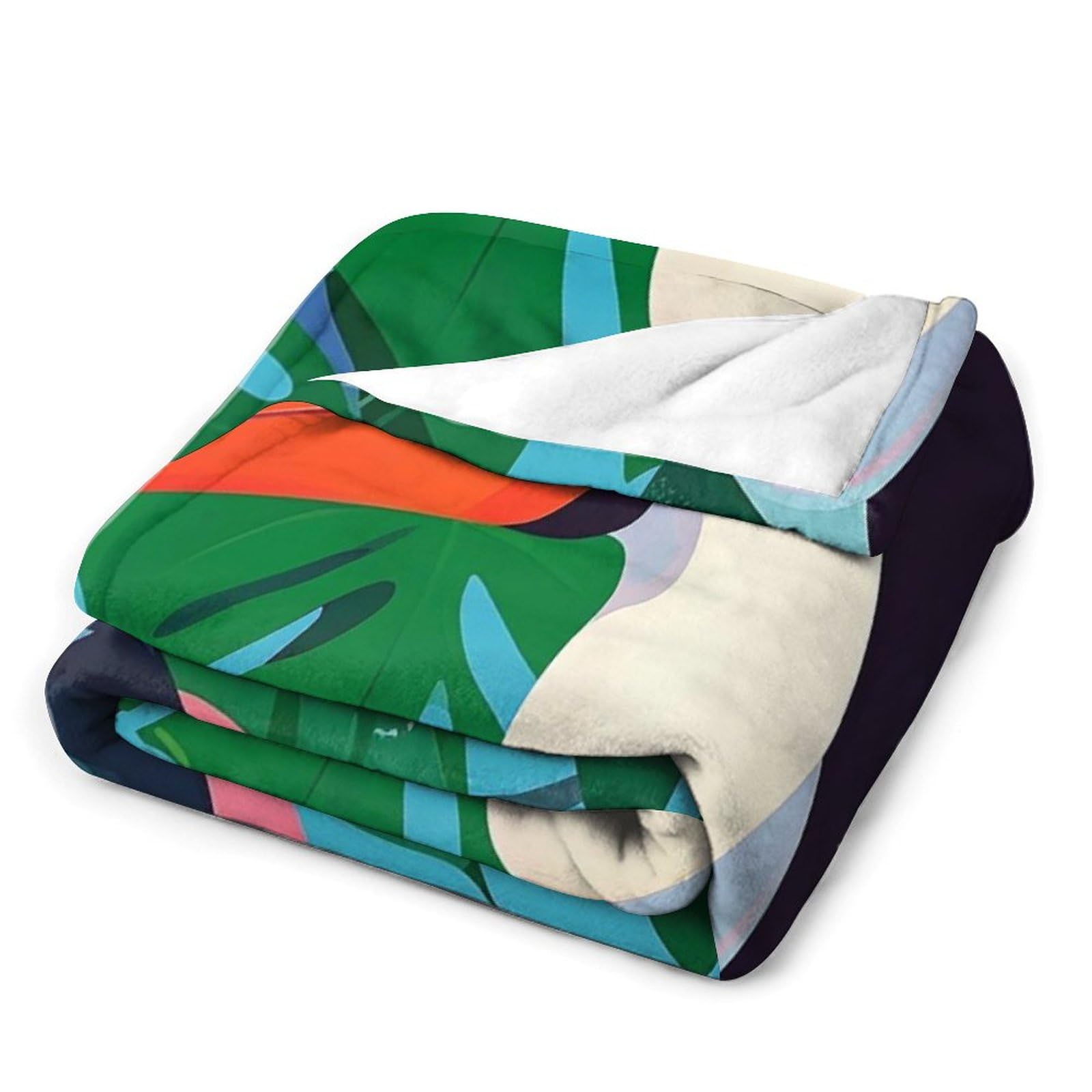 Couverture de lit ultra douce peluche Toucan 150x200 cm jeté de canapé chaud