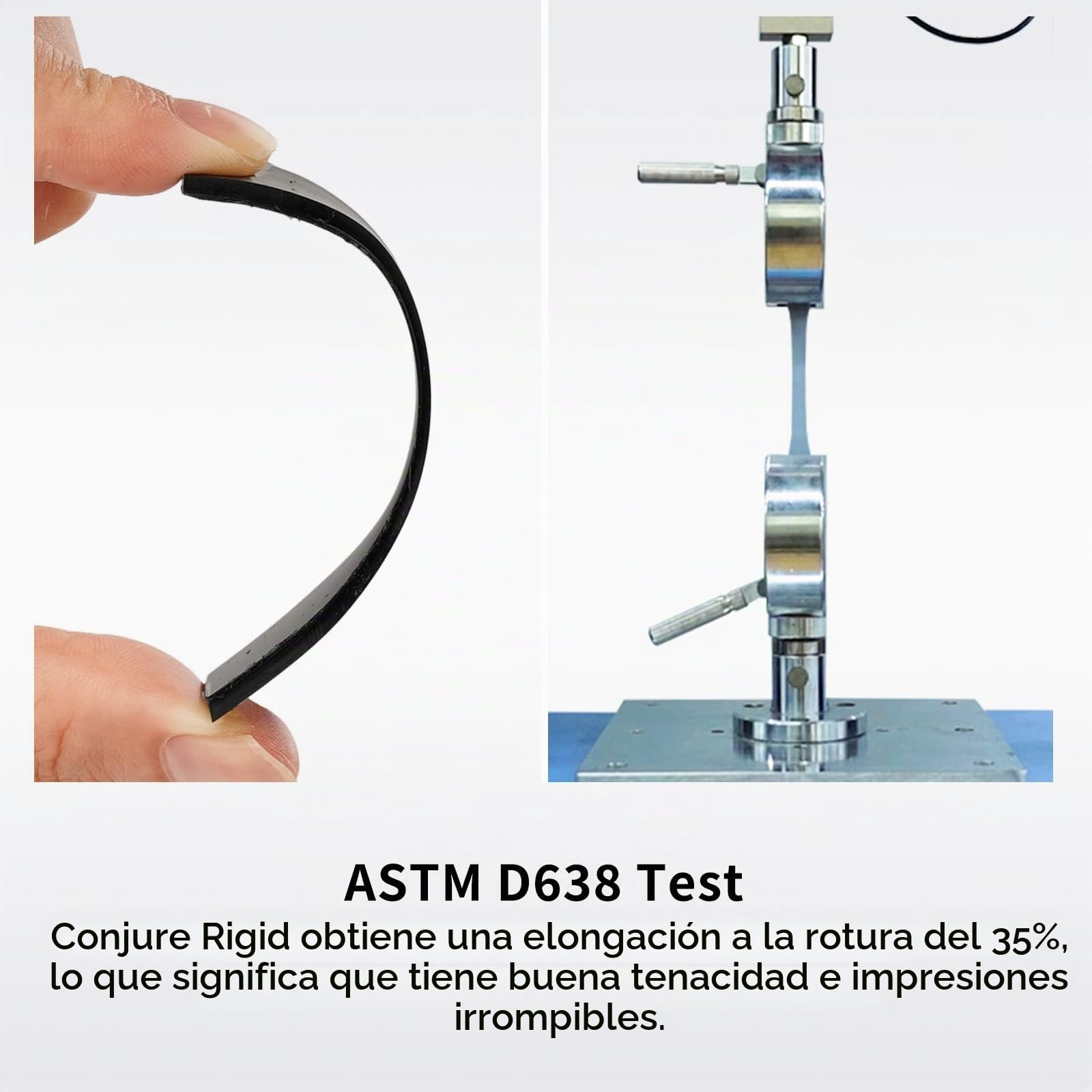 Conjure Rígida Resina Gris Atómico 1 kg para Impresora 3D | Técnica Resina con Geringer Contracción, Hohe Präzision, 405 nm, Gris Atómico, 1000 g