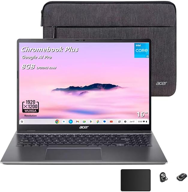 Acer Chromebook Plus 516 16" IPS WUXGA