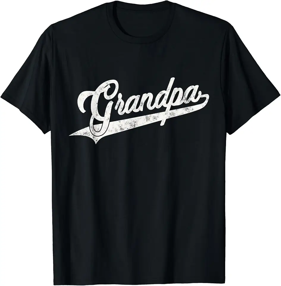 Grandpa Father's day gifts Tee Grandpa Vintage Retro...