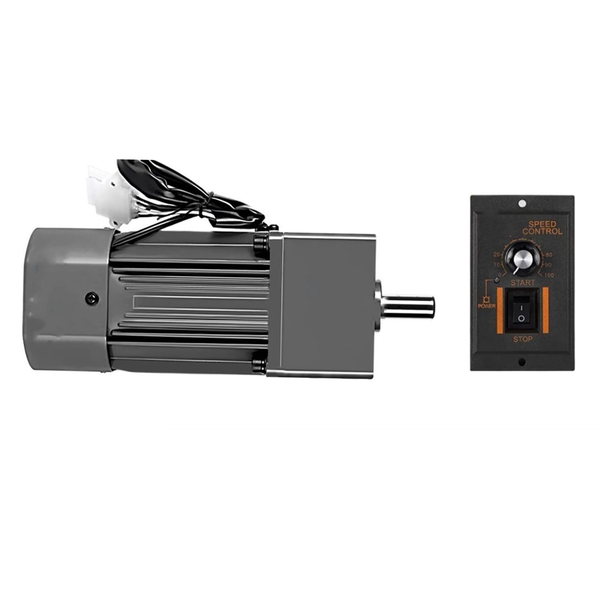 Geschwindigkeit regeln 90 W 5IK90RGN-CF geschwindigkeitsverstellbarer Motor 220 V AC einphasiger Getriebemotor 90 x 90 mm Rahmen Geschwindigkeitsregelung Motorsteuerung CW CCW Reduzierstück(300K 4RPM)