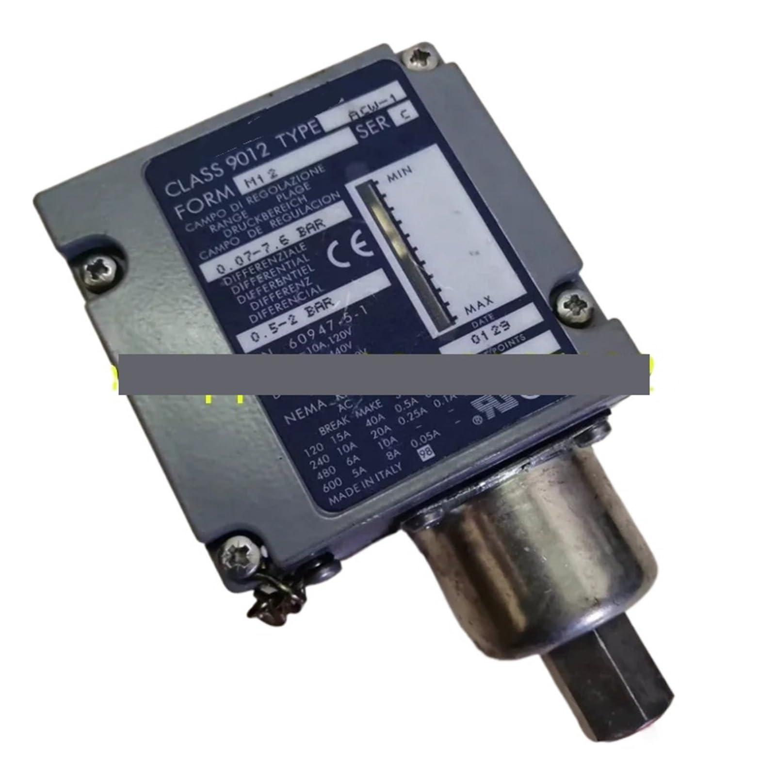 CXFCIHFT 9012ACW1M12 9012GQG3 9012-ADW6 9012ACW8M12 9012ACW8M11 9012ACW1M12 9012GGW4 Pressure Switch(9012-ADW6)