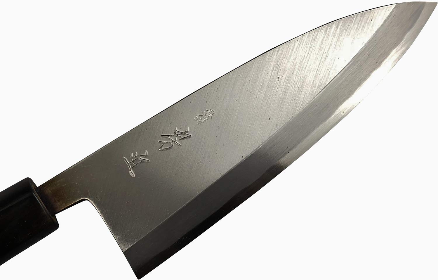 【牛刀】未使用　特選　造刃気心　刃舟　鎚目包丁　オールステンレス　モナカハンドル 三徳 (右利き用) 「刀舟 鎚目モナカハンドル」 牛刀】未使用特選造刃