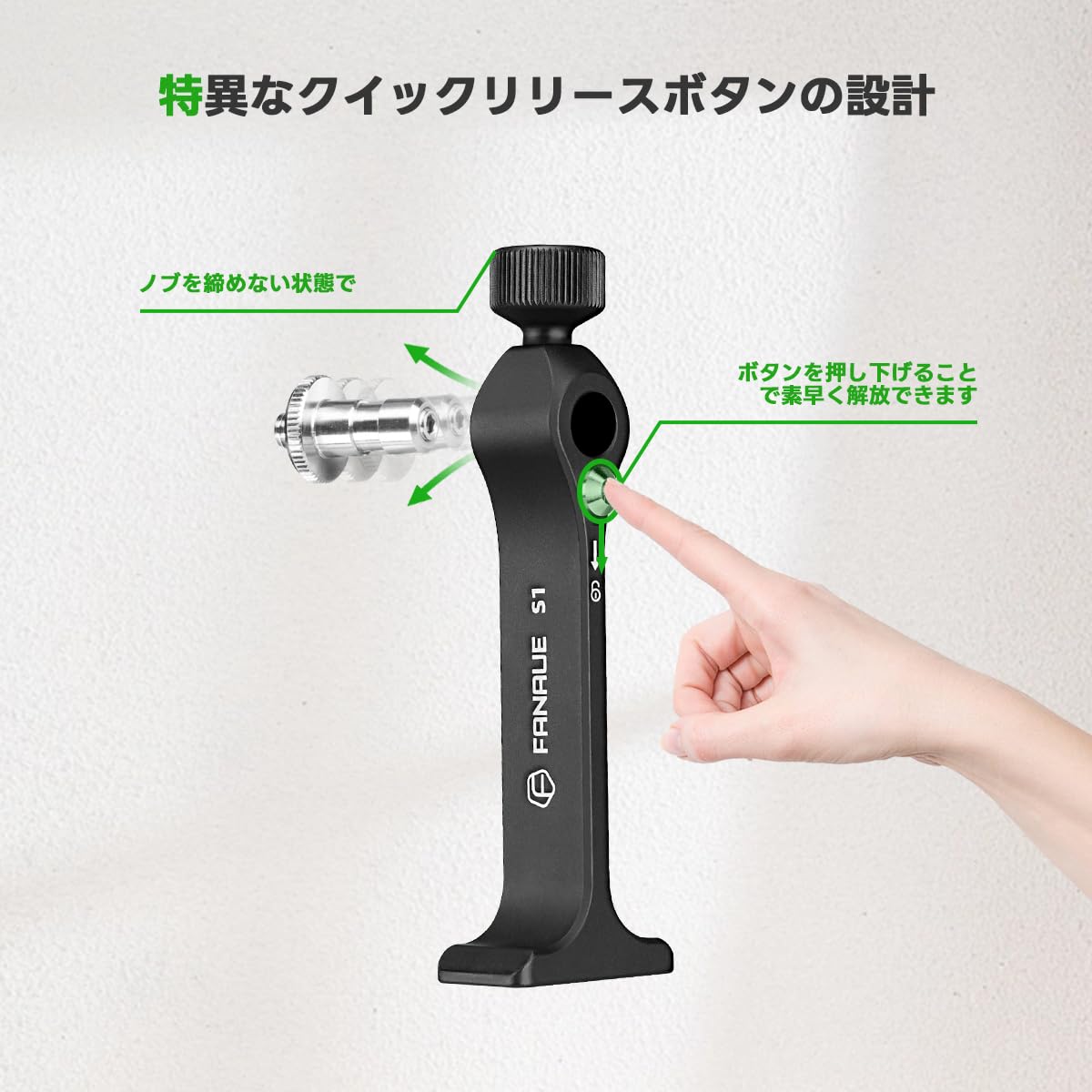 Amazon | FANAUE 双眼三脚アダプター 三脚アダプター 双眼鏡 1/4インチ