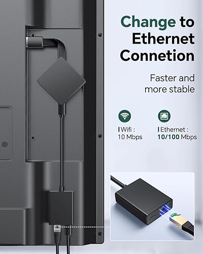 Miniatura 2 de ZEXMTE Adaptador Ethernet para Fire TV Stick, adaptador Ethernet Fire Stick, adaptador Ethernet micro USB a RJ45, compatible con Fire Stick 4K,