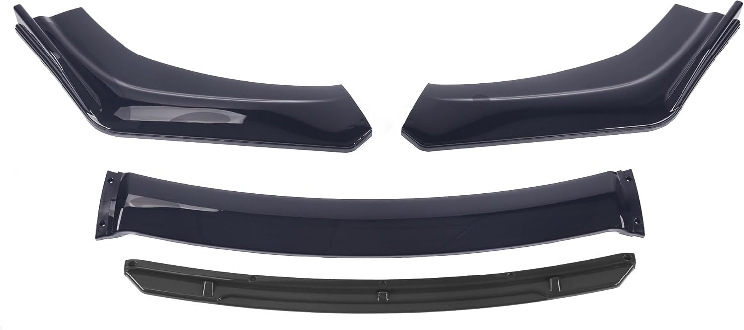 ユニバーサルフロントバンパーリップスポイラー4セグメント固定