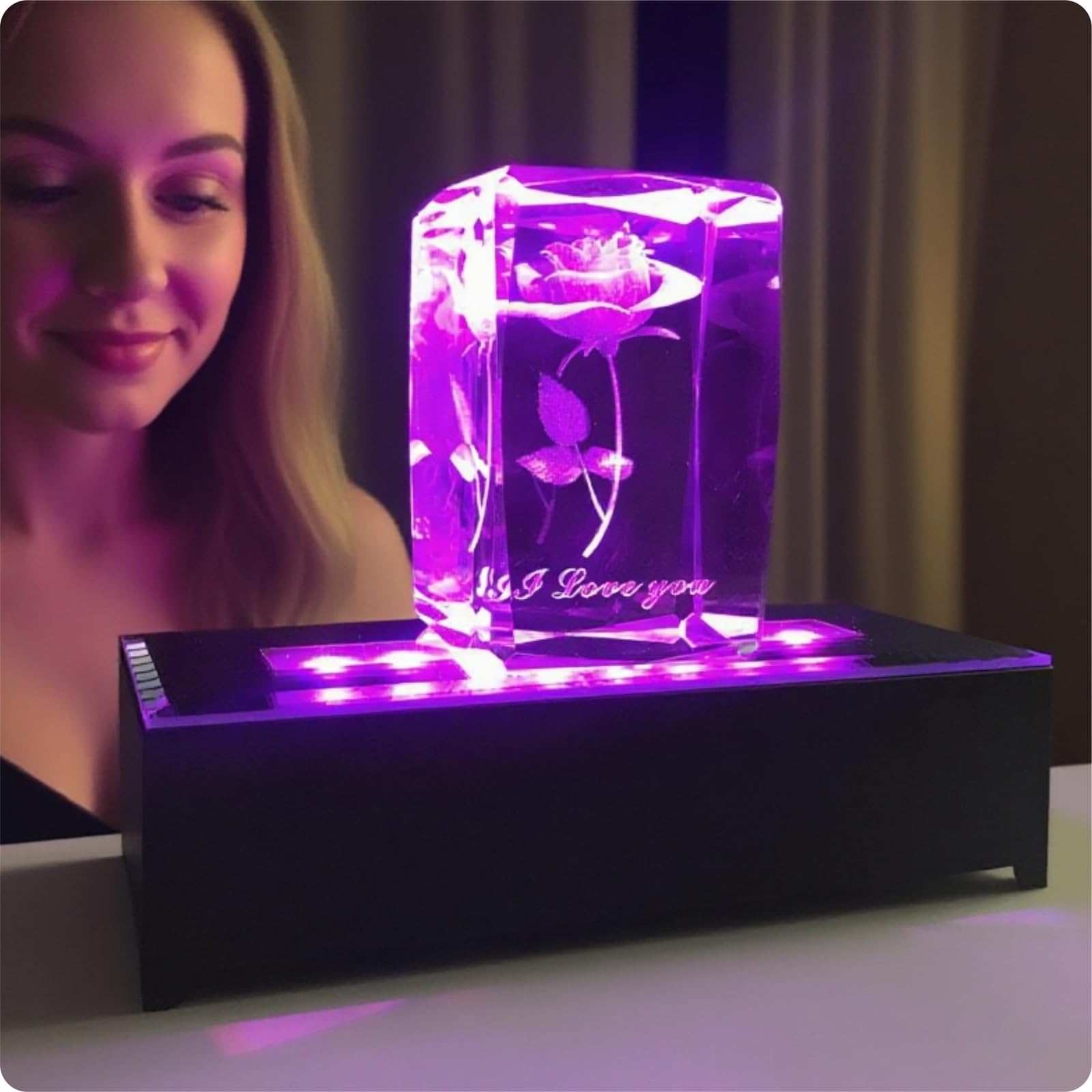 Amazon.co.jp : FZXZX LED 長方形 ライト ディスプレイ ベース