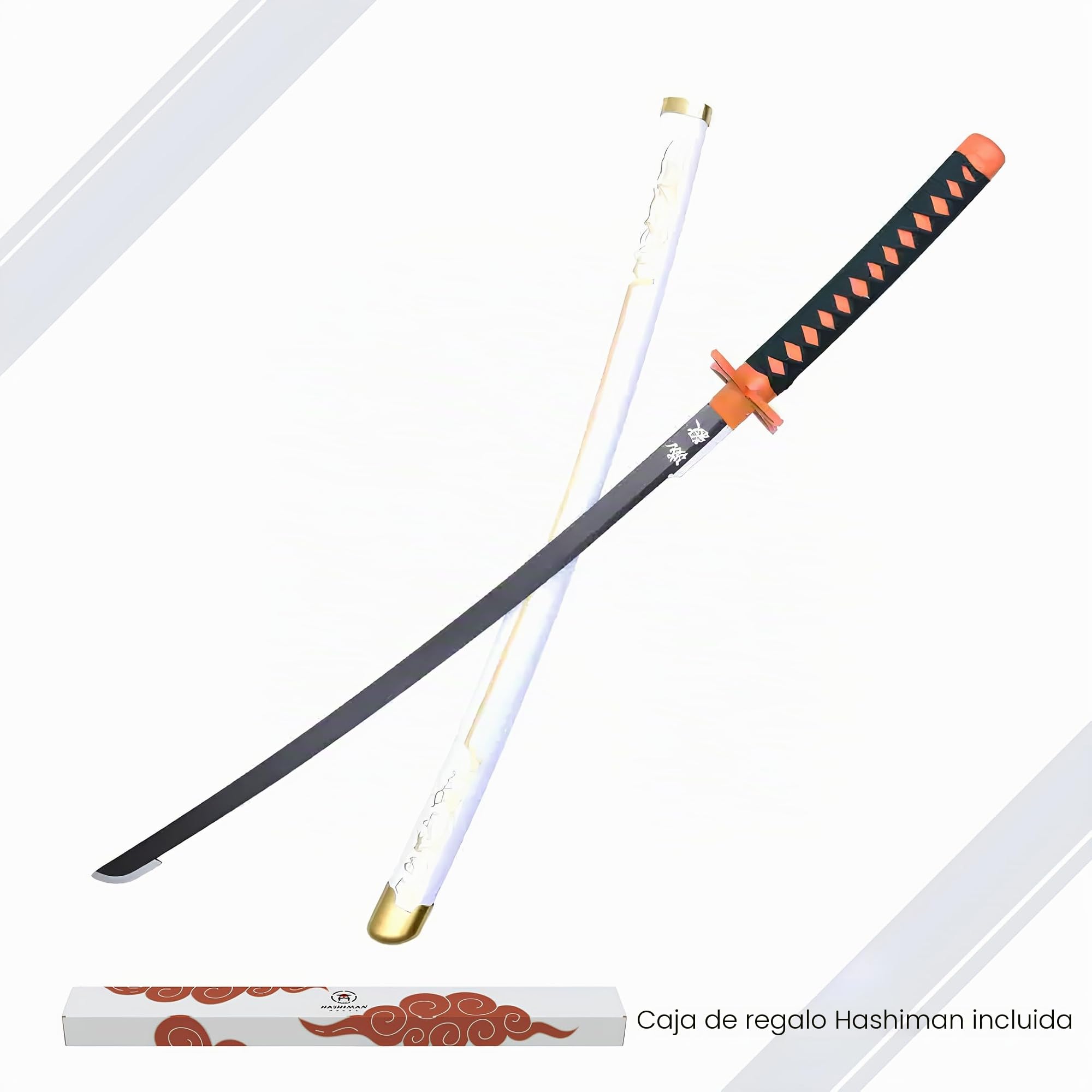 Accesorio de Cosplay de Madera con Soporte y Cinturón – Prop Decorativo Estilo Anime para Disfraces Adultos y Niños 103 cm (Shinobu Kocho 2)