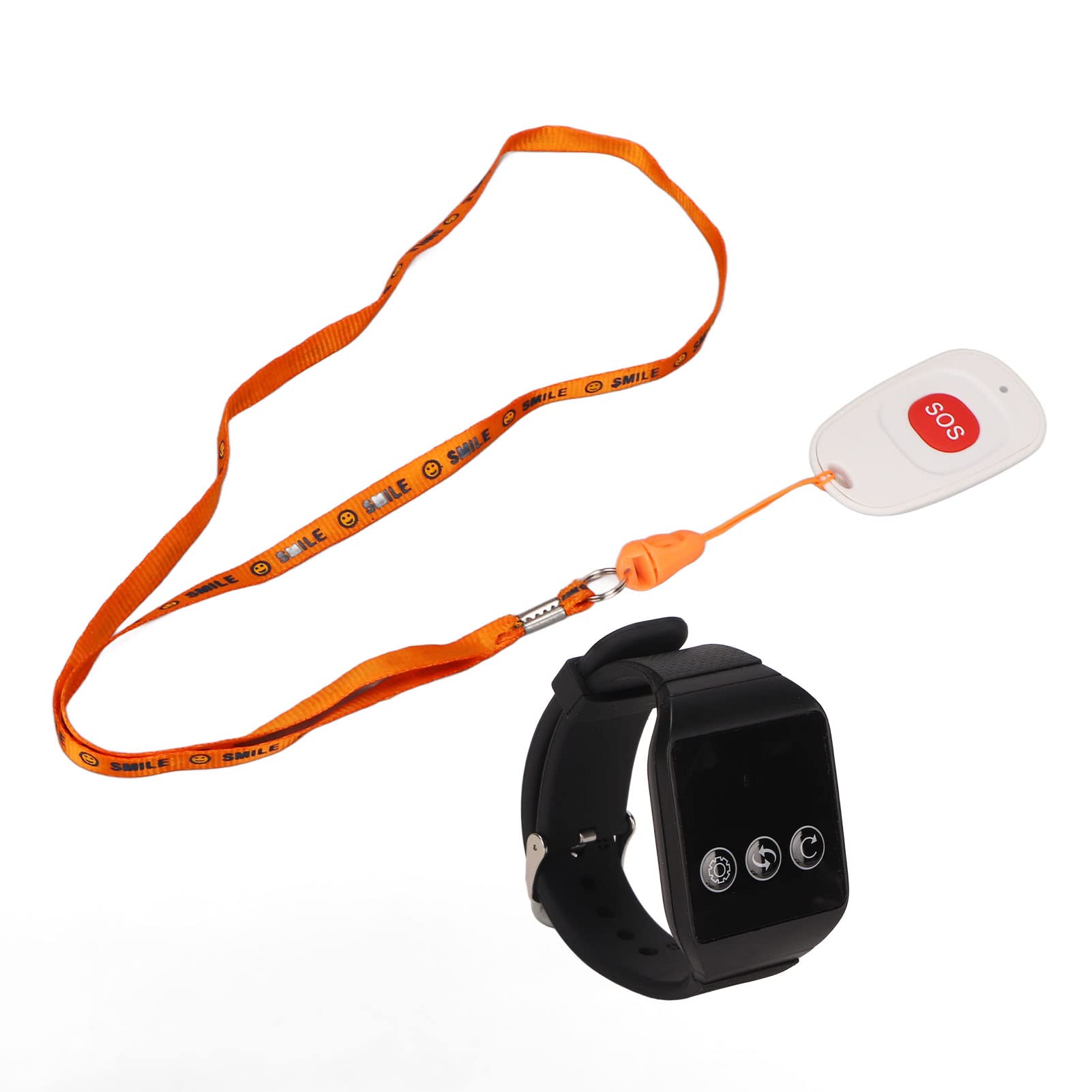 DAUZ Caregiver Call Button, SOS Vibration Pager, Stable Signal for Elderly