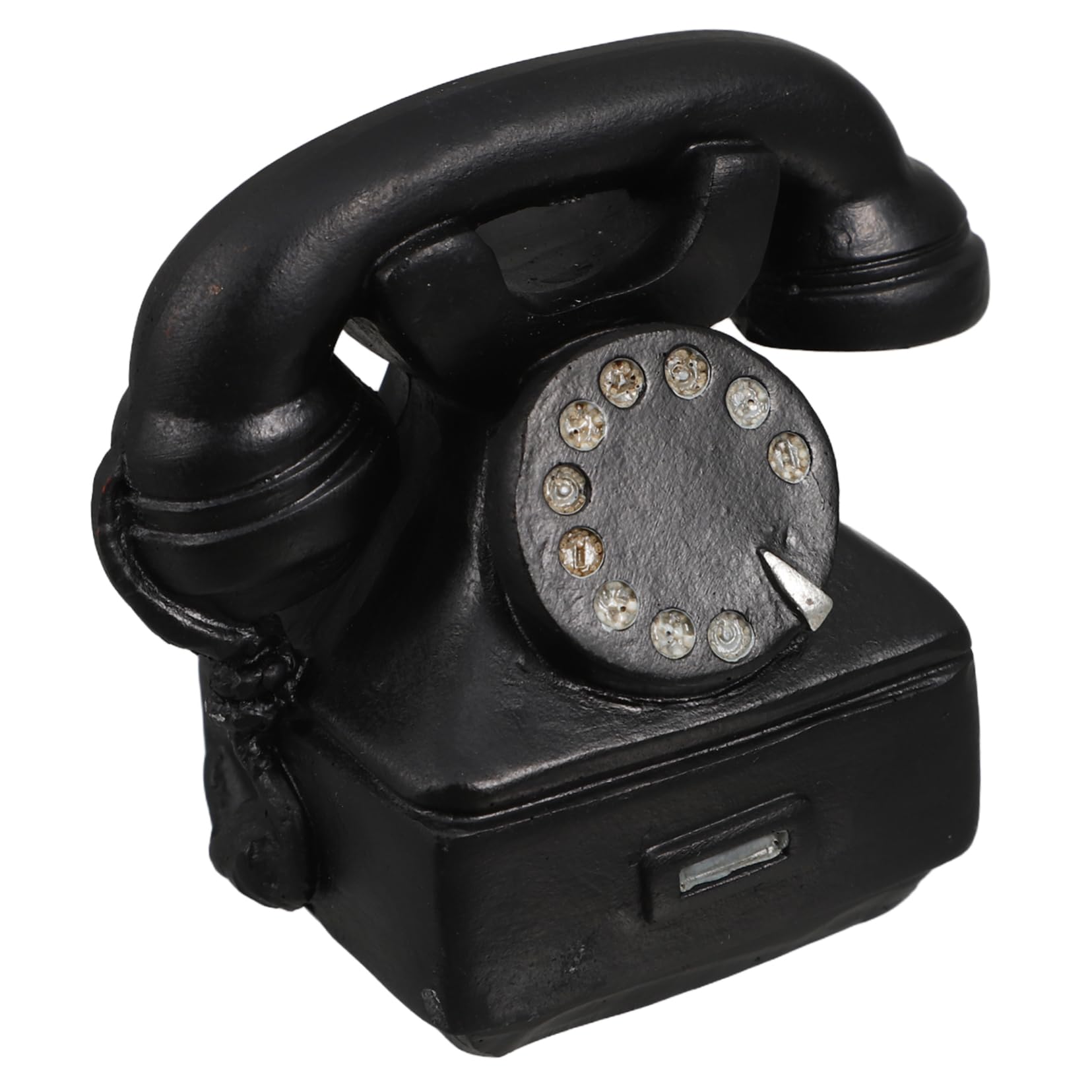 Unomor Vintage Phone Decor Resin Decorative Telephones Miniature Retro Mic Cell Phone for Home