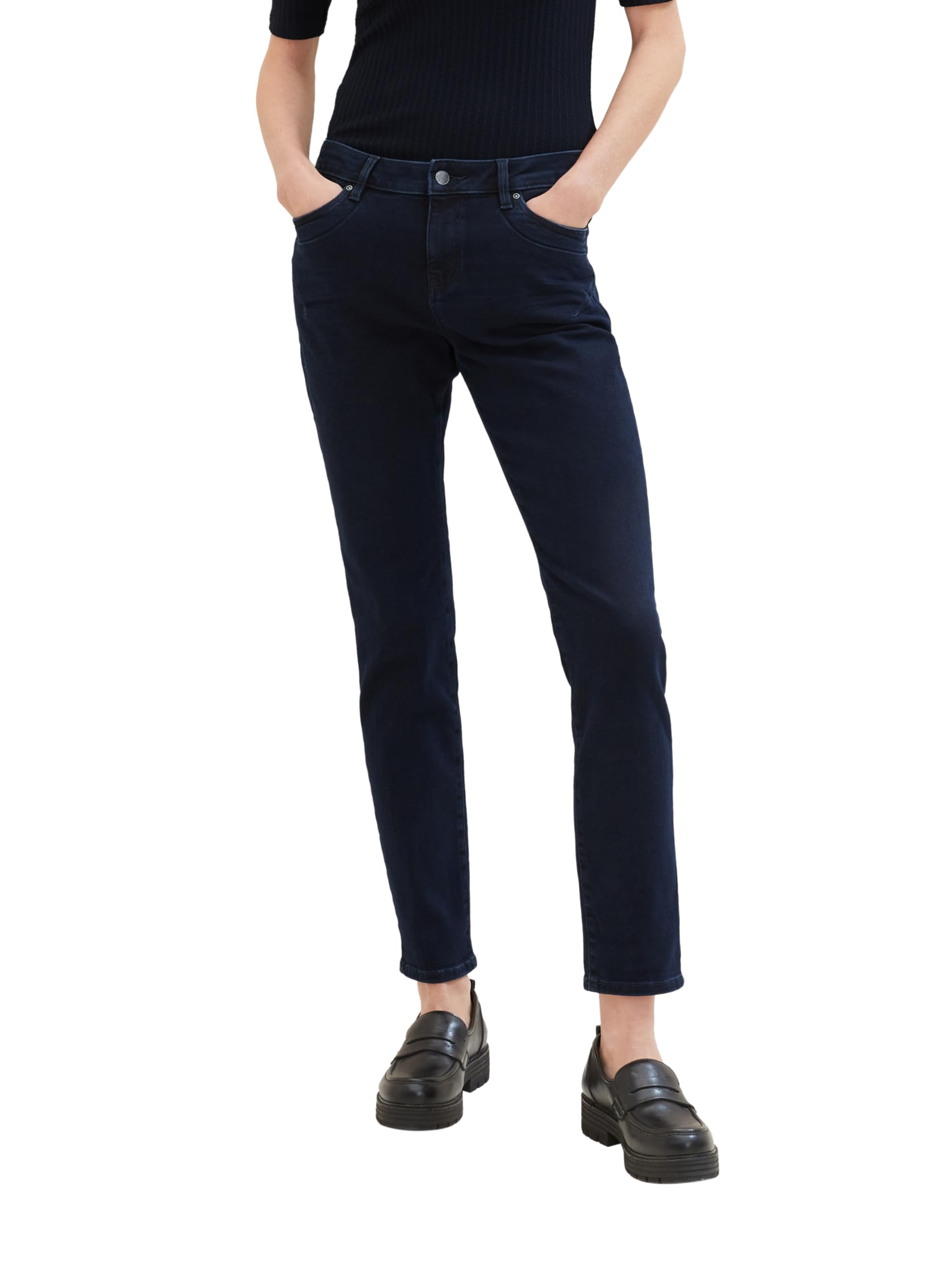 TOM TAILOR Damen Tapered Relaxed Jeans
