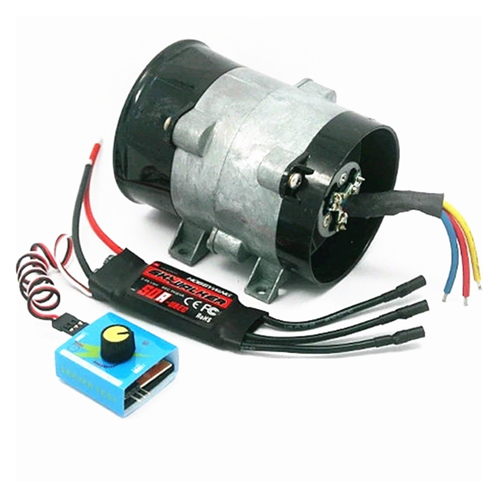 Moteur 12V 17A de voiture électrique pour système turbocompressé fait main