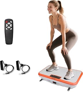 Shake Plate Vibration Exercise Machine for Lymphatic Drainage Massager & Weight Loss, 400 lbs Capacity Whole Body Vibrating Plate Workout for Women and Men - Amazon product rated Grade A