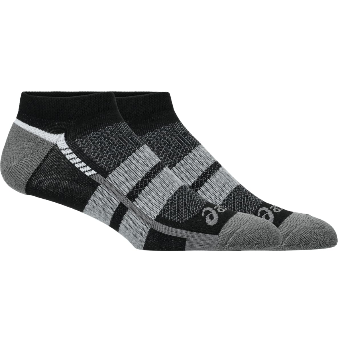 ASICS Unisex SPEED NO SHOW 2P Training Accessories, L, PERFORMANCE BLACK