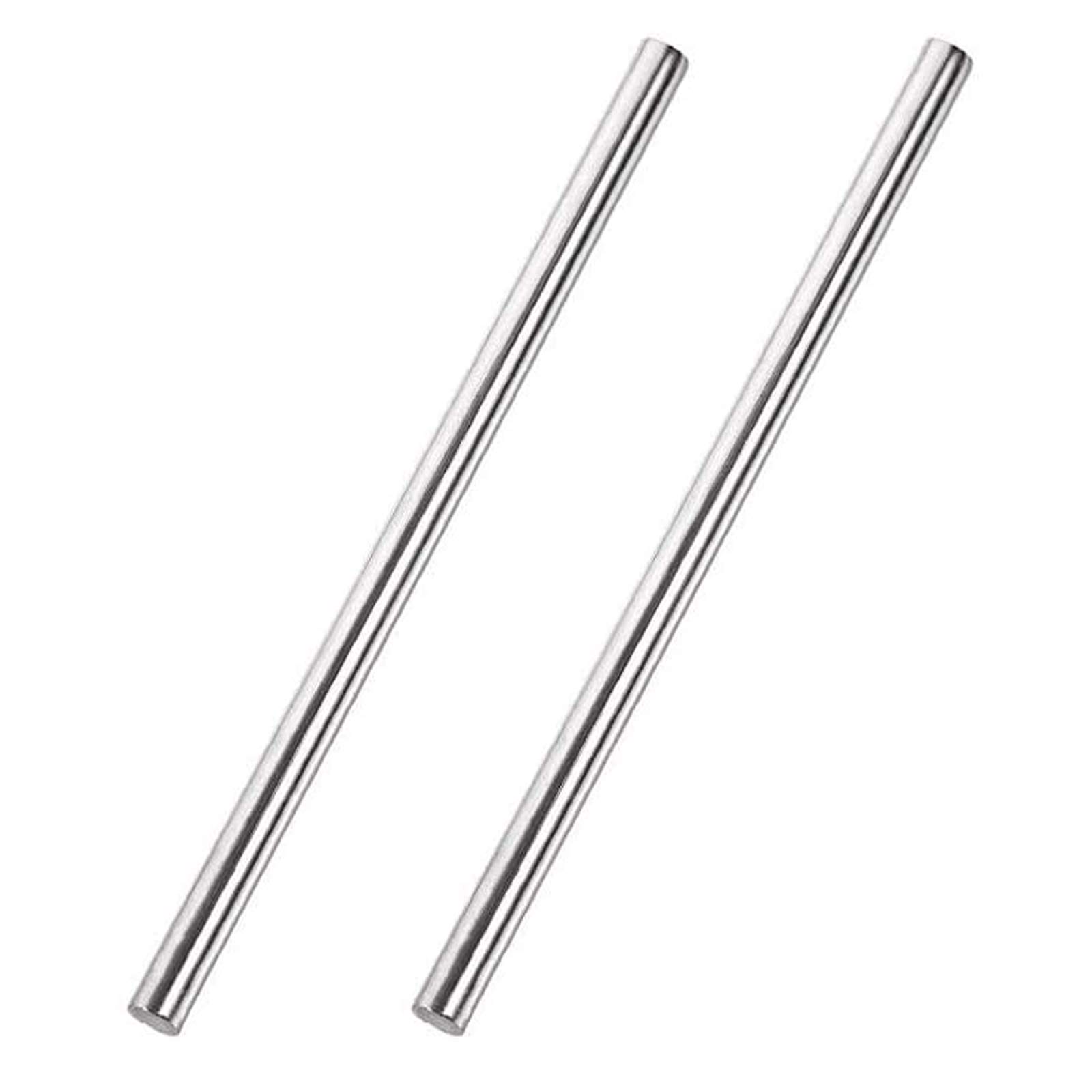 PHasz 2 Pcs 304 Stainless Steel Rods Diameter 5-7Mm Length 500Mm, Solid Shaft Rods for DIY Craft Model Car Plane Ship,Diameter 5.5mm
