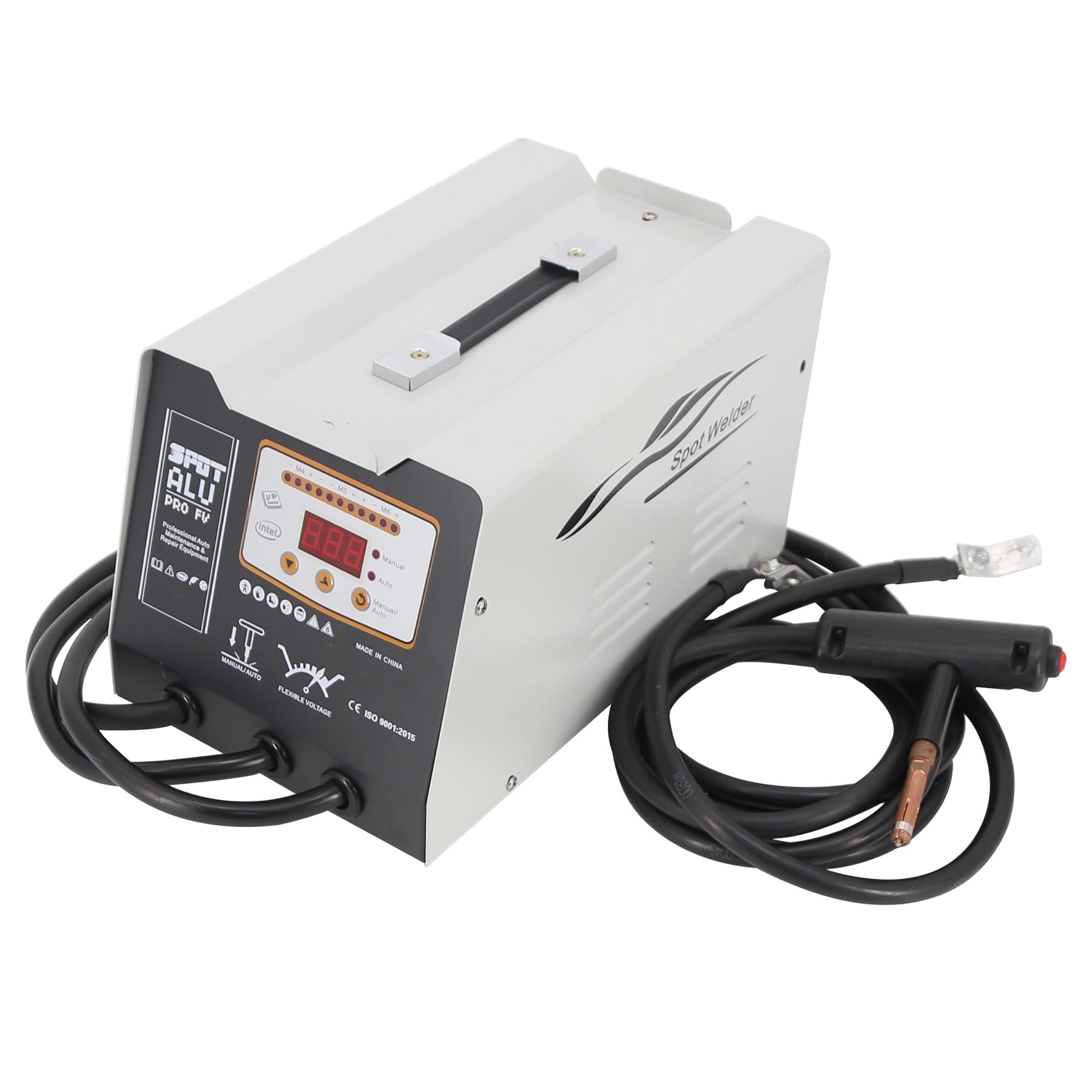 Máquina soldadora de aluminio de 110 V 3 kW, extractor de abolladuras de soldador por puntos, extractor de abolladuras de vehículos, para tiendas de abolladuras de carrocería de automóvil (F6100)