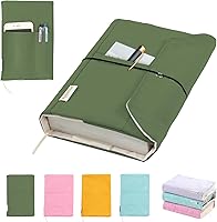 Vista 21 de Fundas de libro de lona, protector de libro lavable, funda de libro para novelas de tapa blanda, funda de libro ajustable para libros de tapa dura
