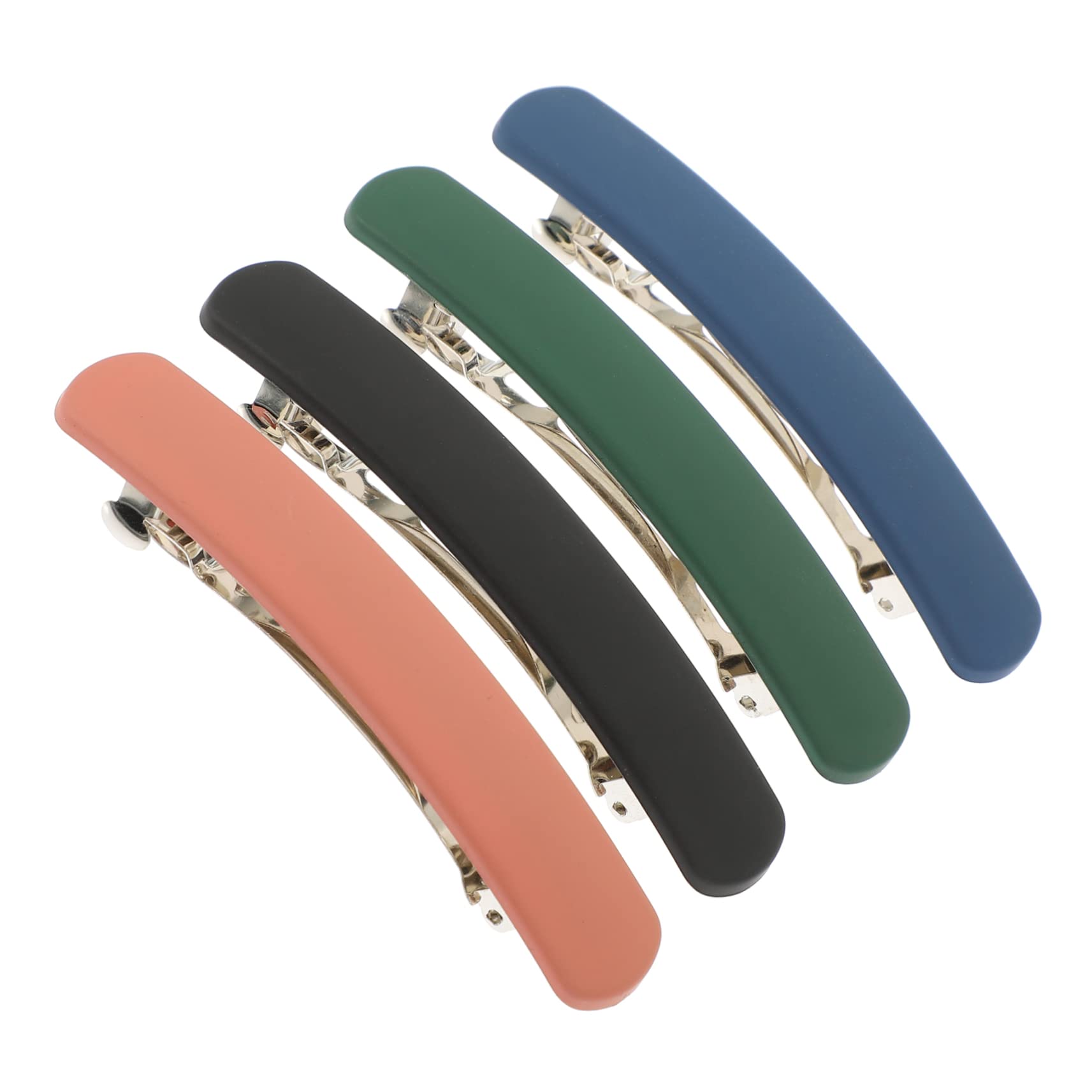 FRCOLOR 4er-set Haarspangen Französische Haarnadel Bequeme Flache Haarspangen Für Feine Frauen Und Mädchen 4 Stück X 4