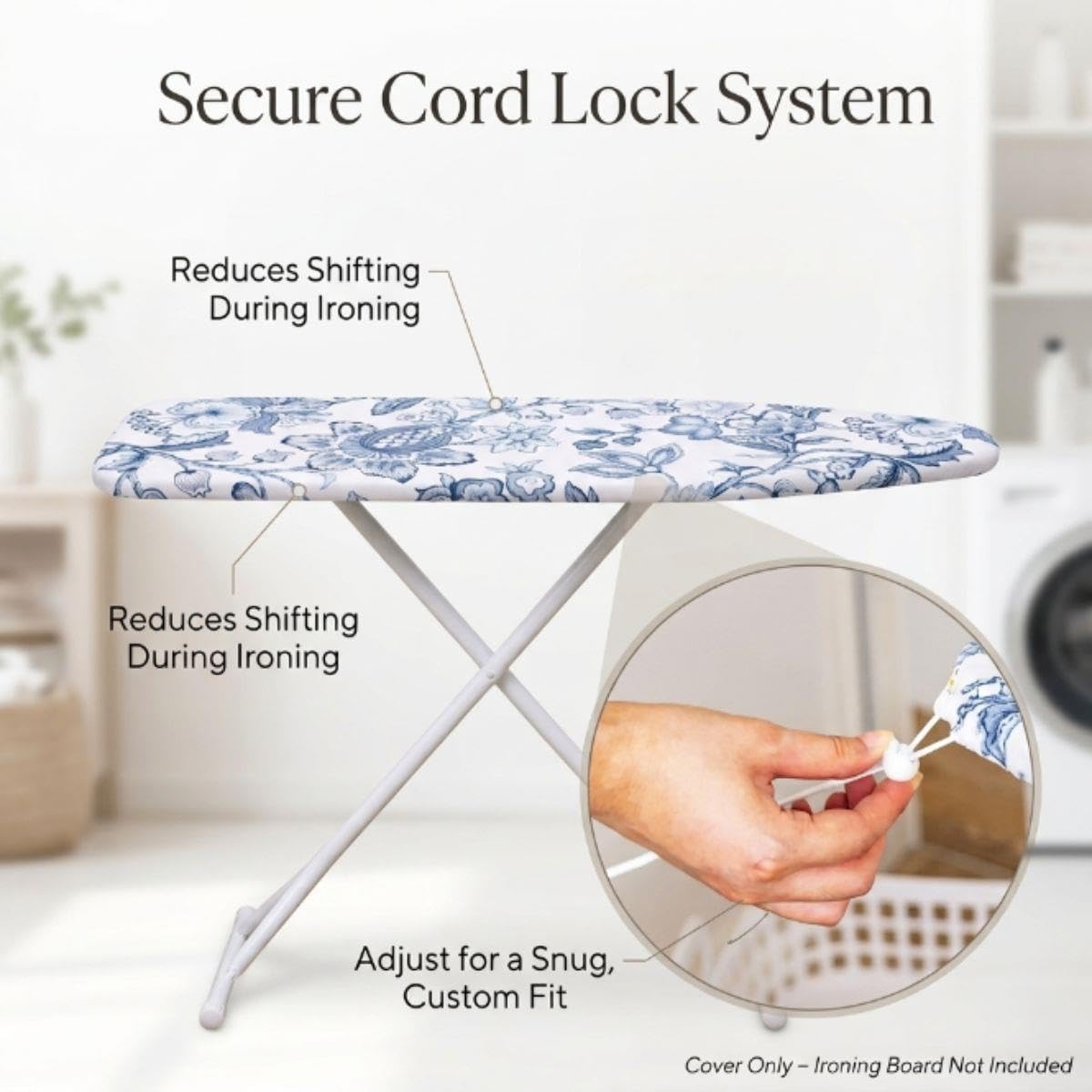 Copriasse da Stiro ad Elastico in Cotone Imbottito per Ferro a Vapore
