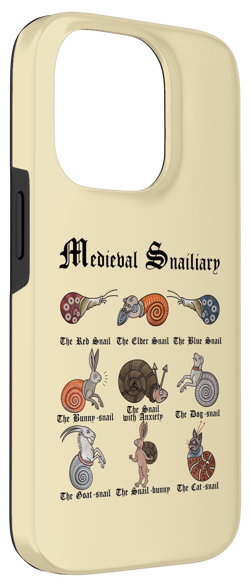 Amazon.com: Medieval Marginalia - Medieval Snailiary - Snails Case for  iPhone 14 Pro : Cell Phones & Accessories