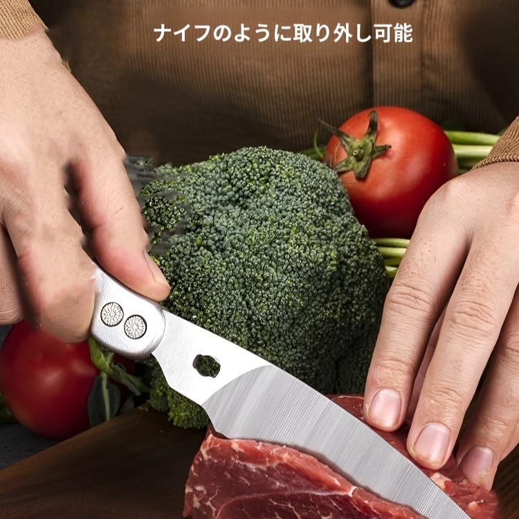 Amazon.co.jp: キッチンバサミ 家禽はさみ肉はさみ 鳥ハサミ 肉ハサミ