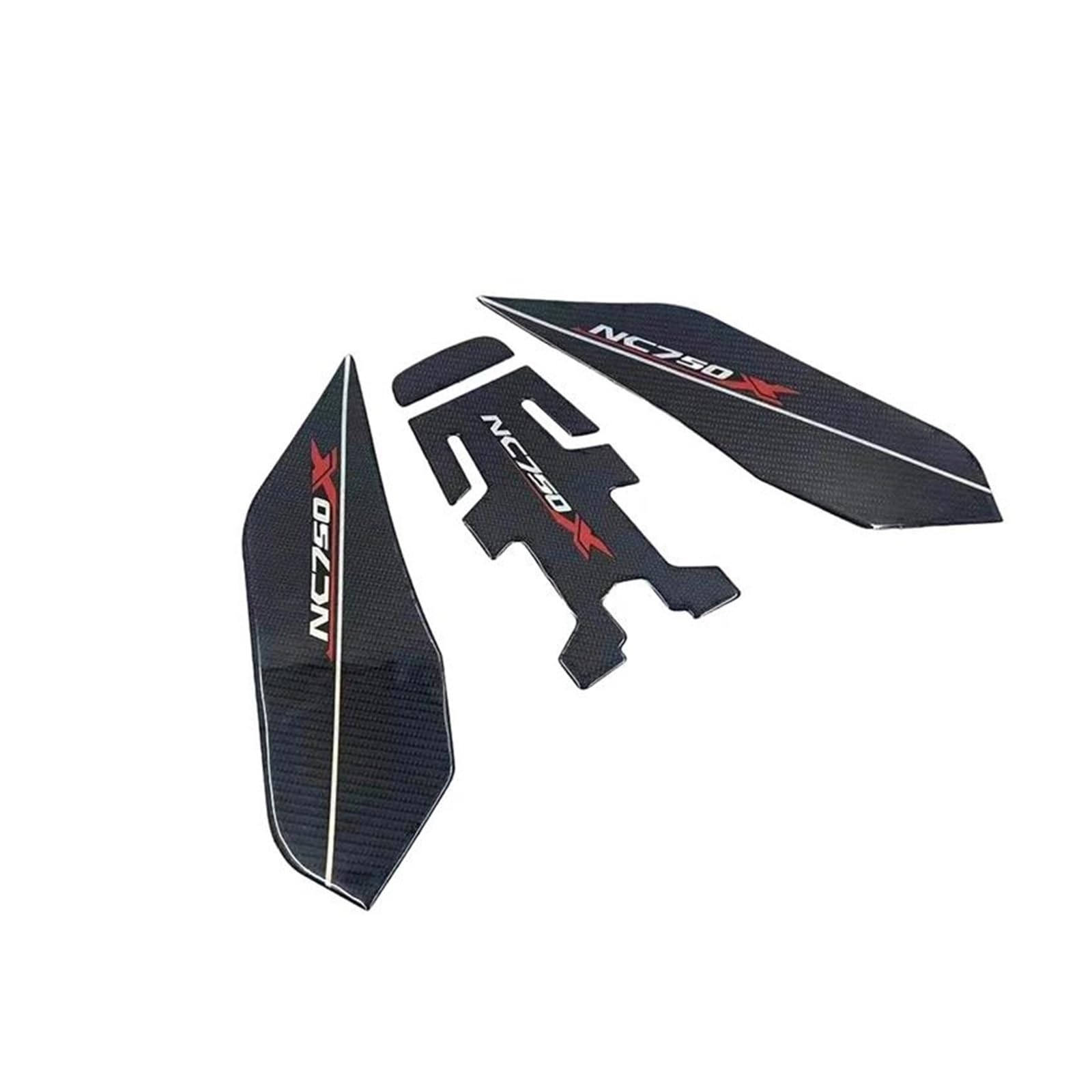 Motorcycle Accessories Carbon Fiber Oil Fuel Gas Tank Pad Tankpad Decal Protector Sticker for NC750X NC 750X NC700 NC700X Motorcycle Tank Pad Sticker(NC750X)