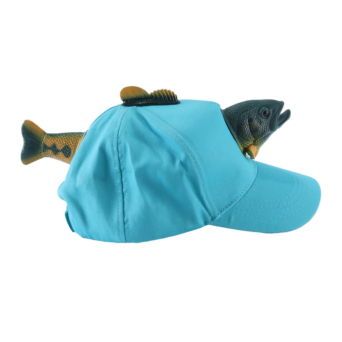 Alide Gorra de béisbol con diseño de pez 3D, novedosa Gorra de béisbol con diseño de Animal, Transpirable, Informal, para Exteriores, Fiestas y Uso Diario.