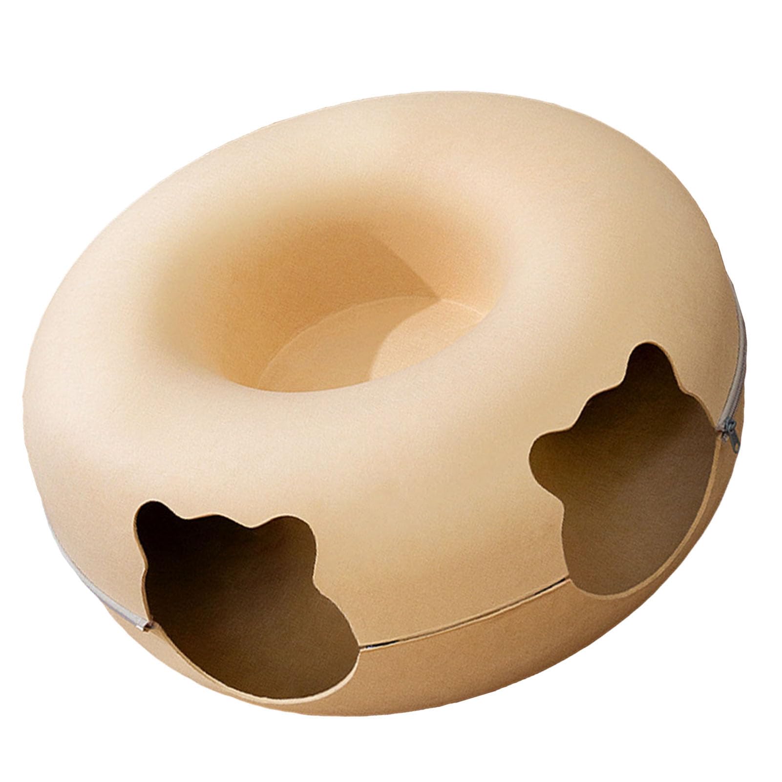 Lit tunnel pour chat anti-stress semi-enceinte taille L en feutre pour l'anxiété