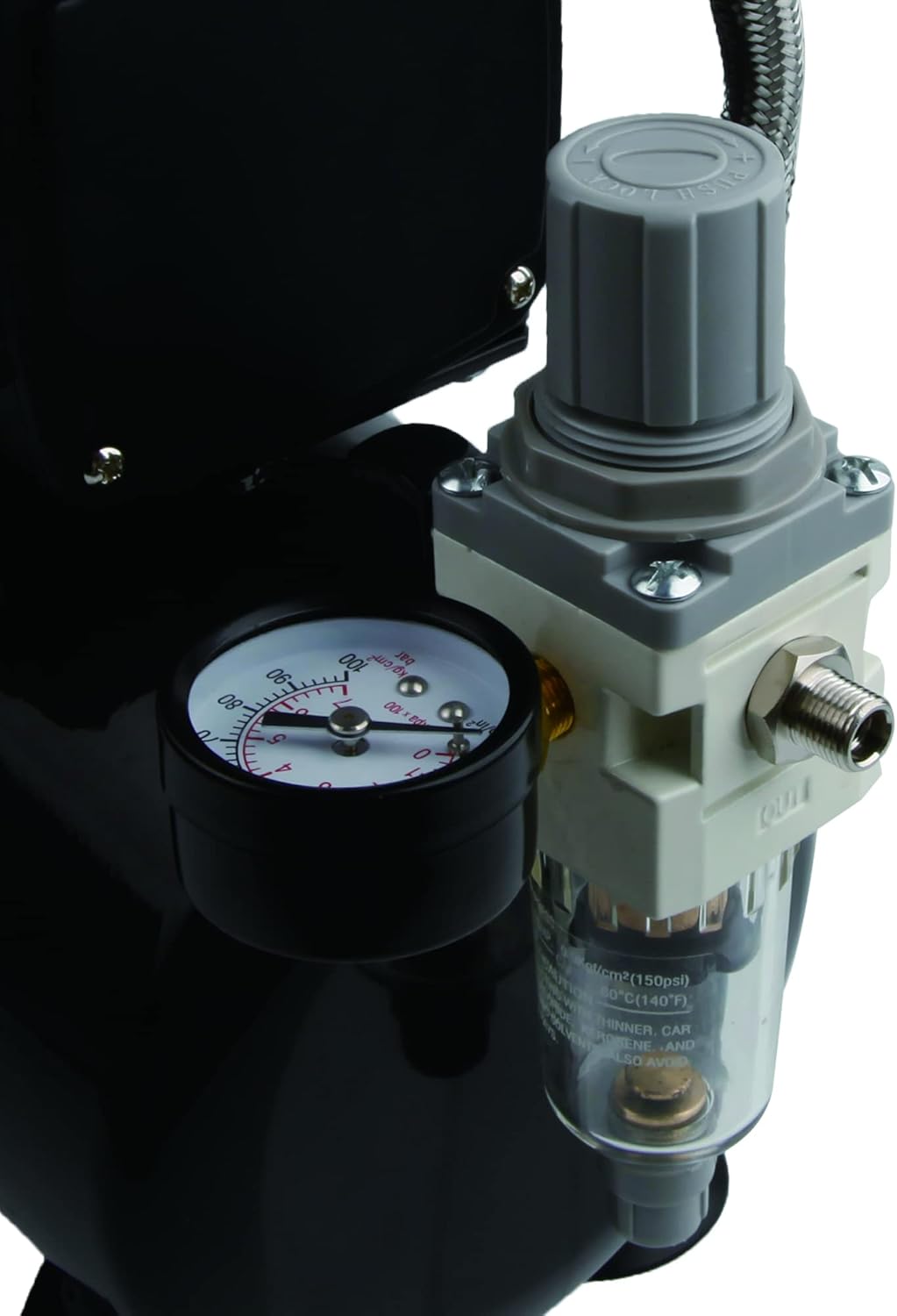 Airgoo Premium Airbrush Compressor AG-426 with Superpower Cooling Fan and Air Tank for Airbrush Spraying, Hobby, Body Tattoo, Model Painting, Automotive Graphic, Make-up