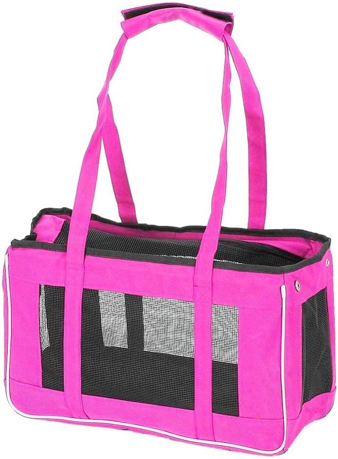 Medex Lab Stylish Hot Pink Soft Sided Pet Carrier. Great for Small Pets (Size small)
