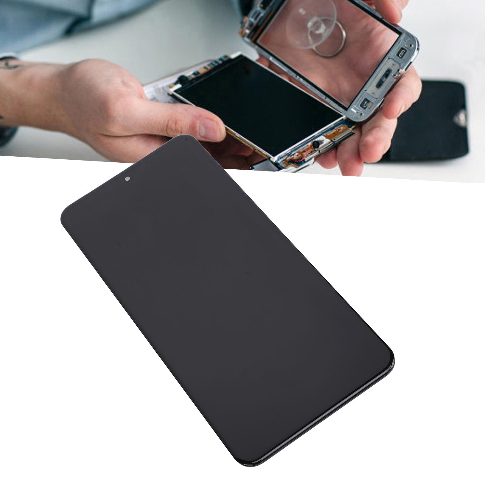 Acouto Sostituzione del Telefono Sostituzione TFT PROFESSIONE TEFONO TOULCHSCREEN Digitalizzatore Assemblaggio con Strumenti di Riparazione e Ideale delle Impronte Digitali per Schermi RE SCHECCHI