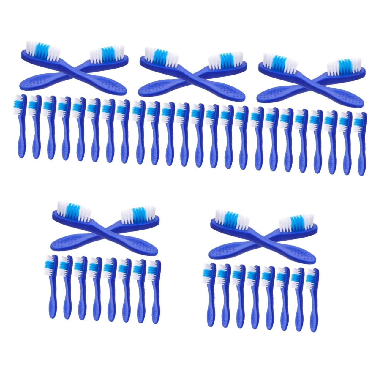 CALLARON 5 Set Spazzolino Antiautolesionismo Maniglia Piccolo Detenuti Scovolino Denti Scovolini Dentali Mini Spazzolini Da Denti Spazzolino Da Denti Con Manico Corto Nylon 10 Pezzi * 5