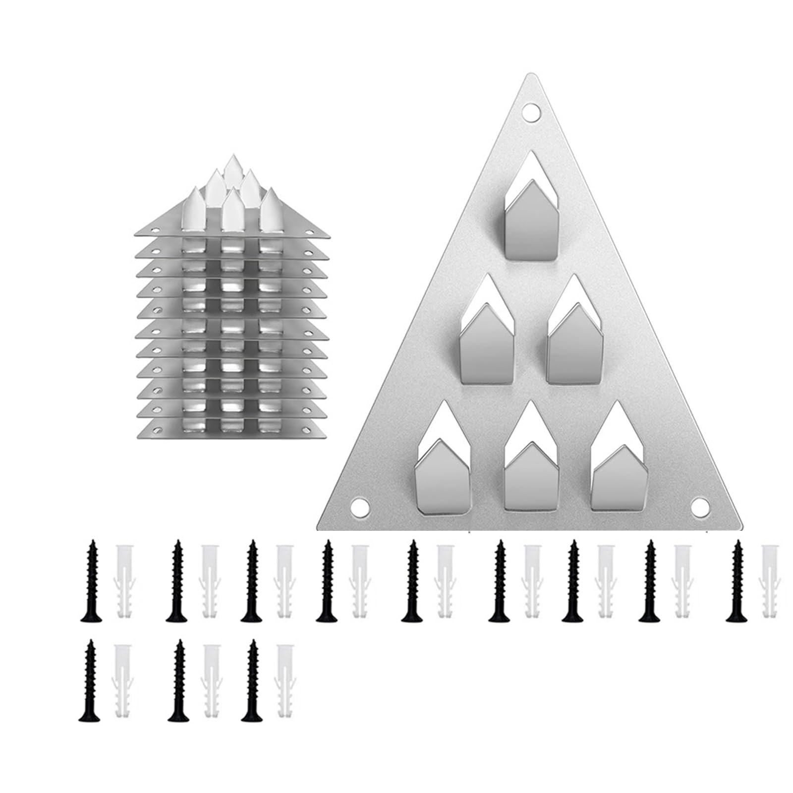 Kaeltsyn Multicolor Galvanized Steel Mount Clip For Acoustics Panels With Push For Quick Setups And Firm Hold Using Extended Anchors Push In Fixing Clip