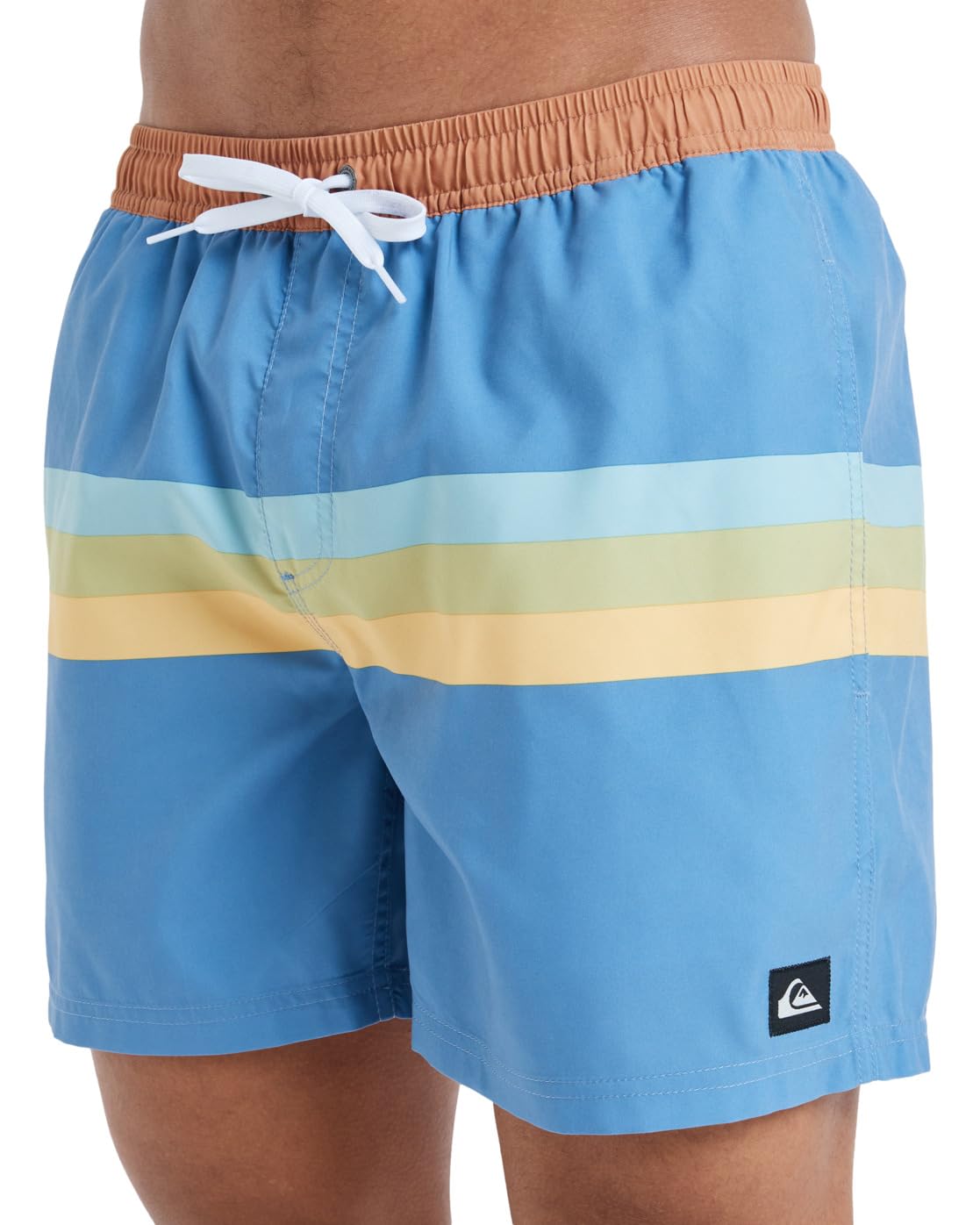 Quiksilver Boardshorts EVERYDAY STRAIGHT VOLLEY 15 męskie niebieskie S, Coronet niebieski pasek retro, S