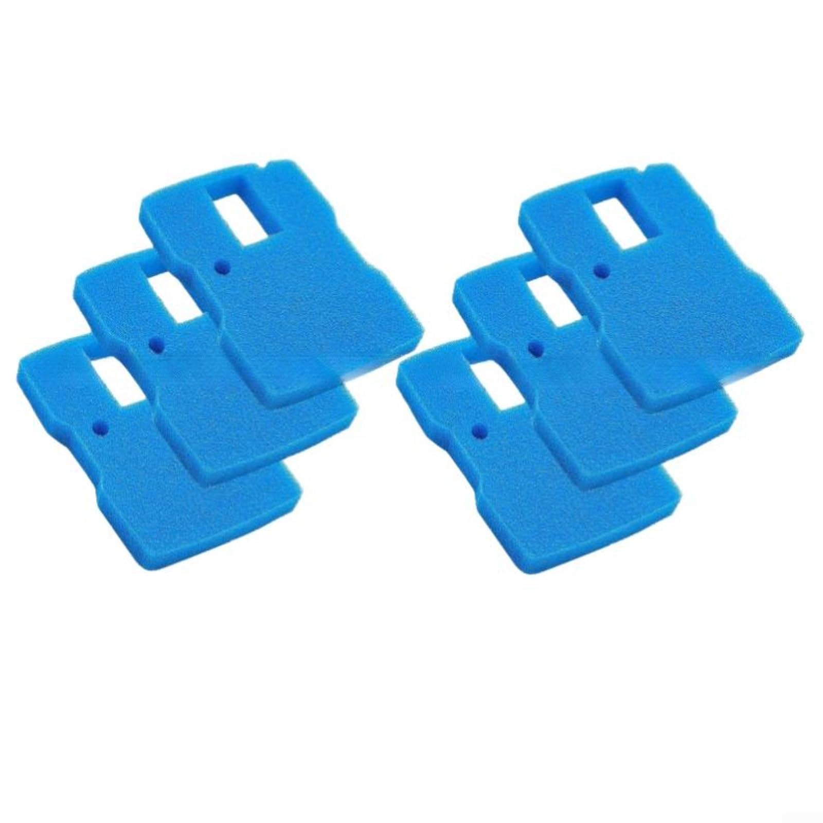 Paquete de 3 almohadillas de esponja para filtro de estanque CUF-6000, 11.8 x 9 x 1.8 pulgadas, repuesto para bombas de 660 GPH, filtración azul reutilizable para medios (6 piezas)