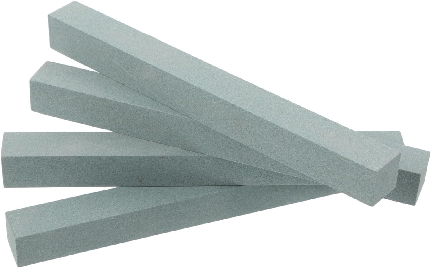 LIFKOME 4pcs Silicon Carbide Polishing Strips Grinding Sticks 200x20x20mm 150 Grit for Jewelry Craft Sanding and Fine Model Buffing