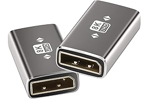 8K DisplayPort Coupler 2 Pack: The Ideal Solution for Extended Display Connectivity