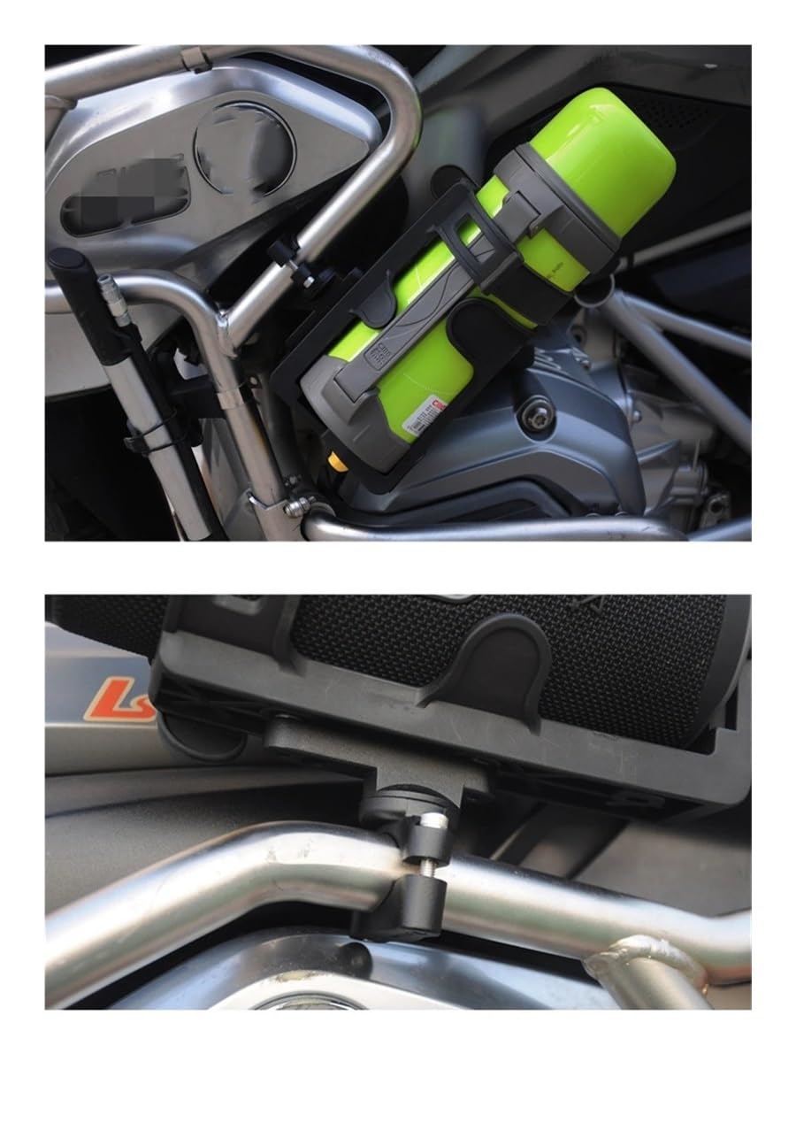 Portabotellas Motocicleta Soporte De Audio Universal para Motocicleta Modificado para Aumentar El La Bocina del Aro Taza Agua Portabotellas