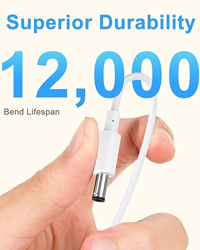 Miniatura 4 de Cable de alimentación de repuesto de 5 V para columpio Graco, solo compatible con Graco Baby Simple Sway Swing, Glider LX, Elite, Premier, Petite